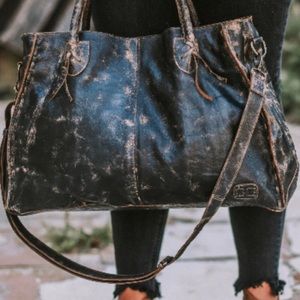 bed stu rockaway | black lux handbag tote